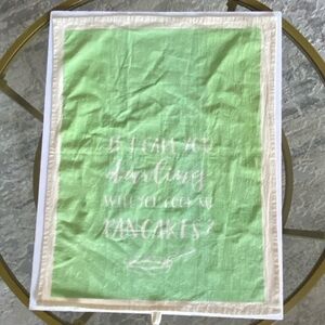 Indaba “If I call you darling, will you make me pancakes” tea towel